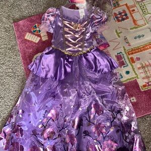 Disney Purple Floral Kids Costume